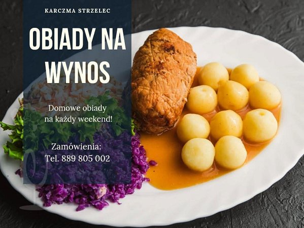 Obiady na wynos - od piątku do niedzieli!